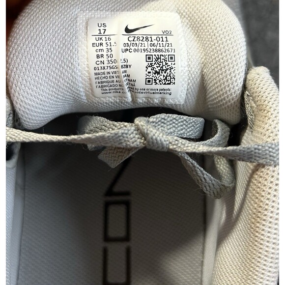 Nike Metcon 7 Particle Grey/White Training Shoes CZ8281-011 Men\'s Size 17 main image 4